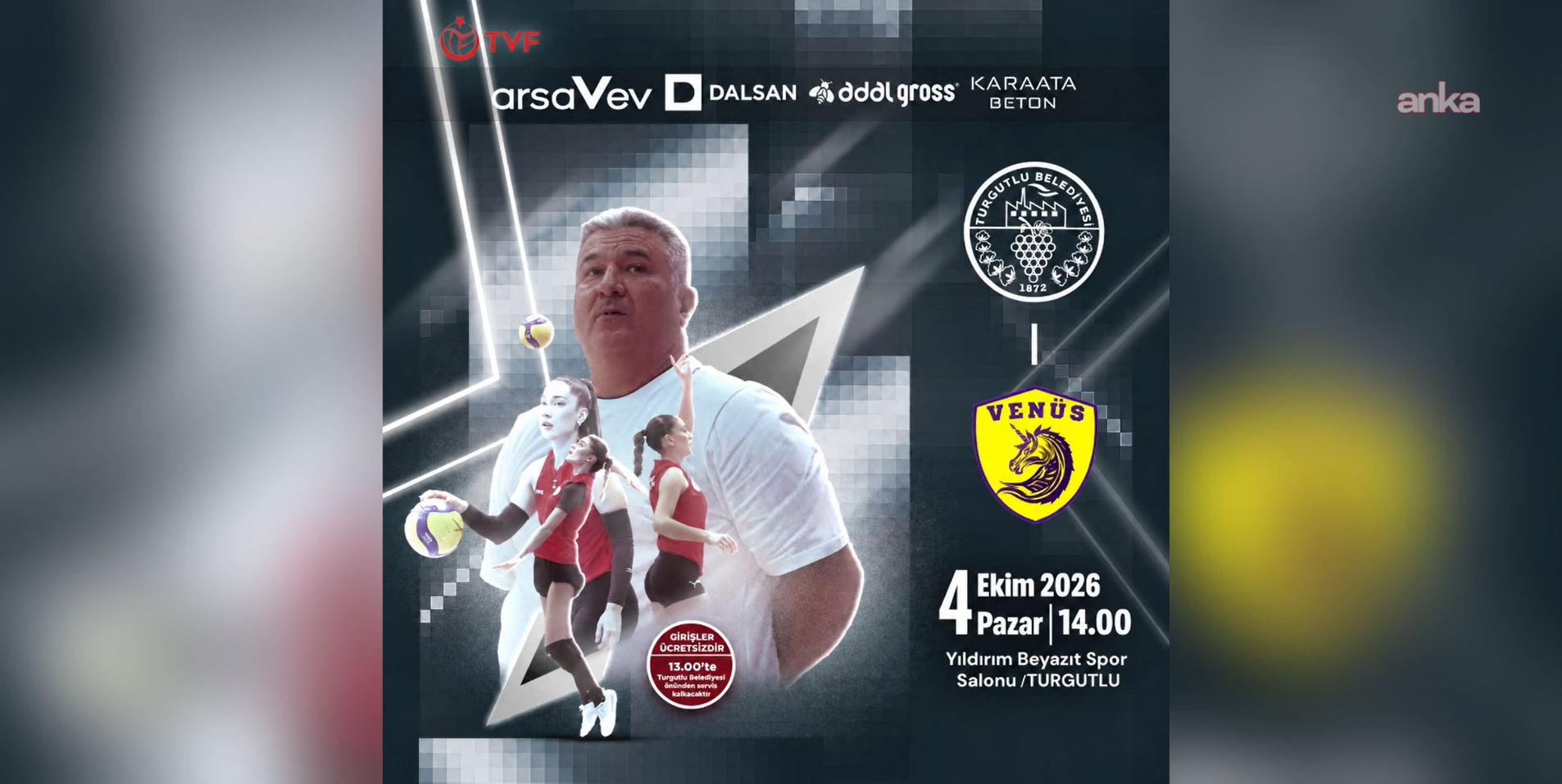Turgutlu Belediyesi Kadın Voleybol Takımı, yeni sezonun ilk maçına çıkıyor