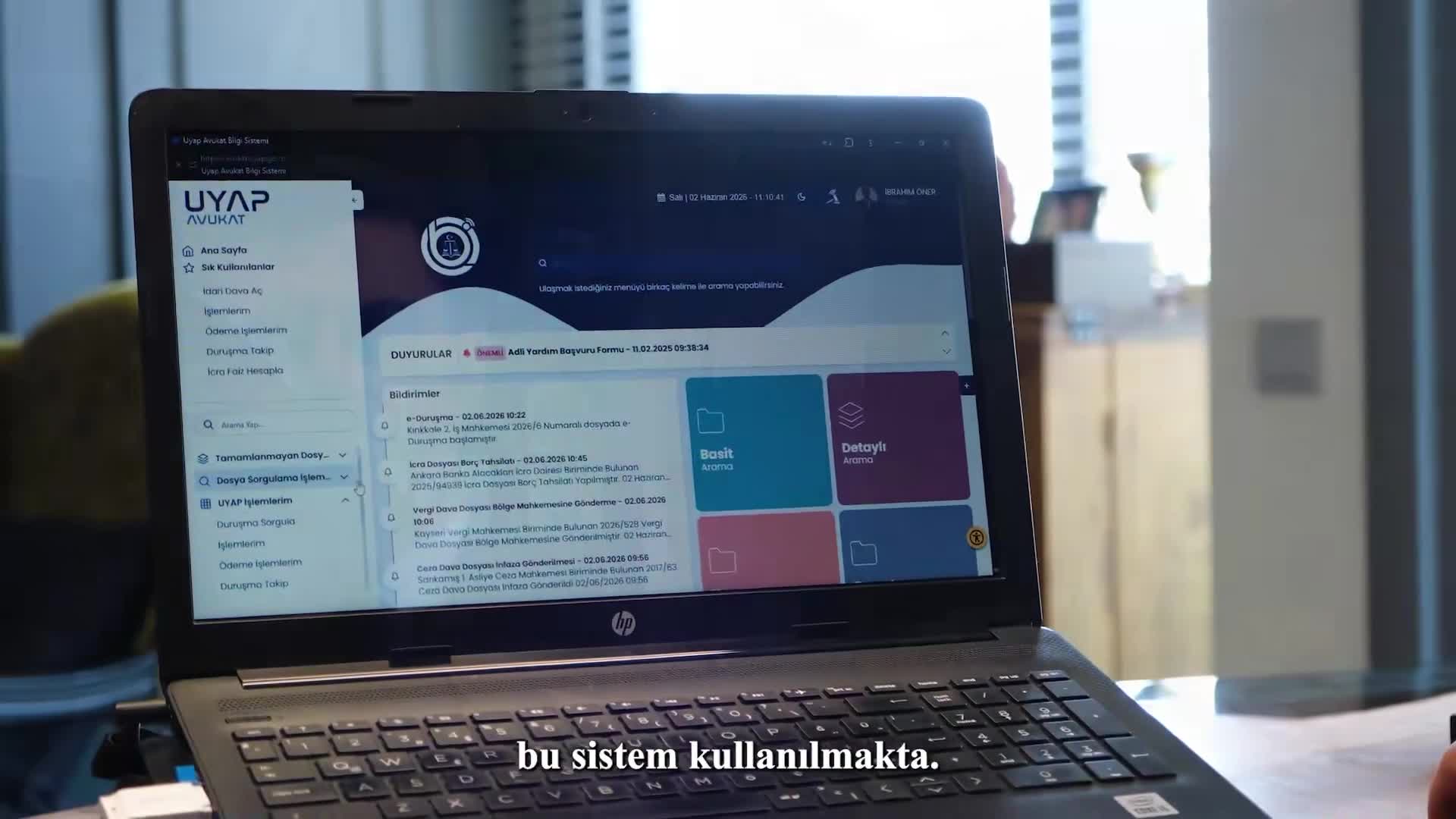 Adalet Bakanı Akın Gürlek'ten "e-Avukat uygulaması" paylaşımı