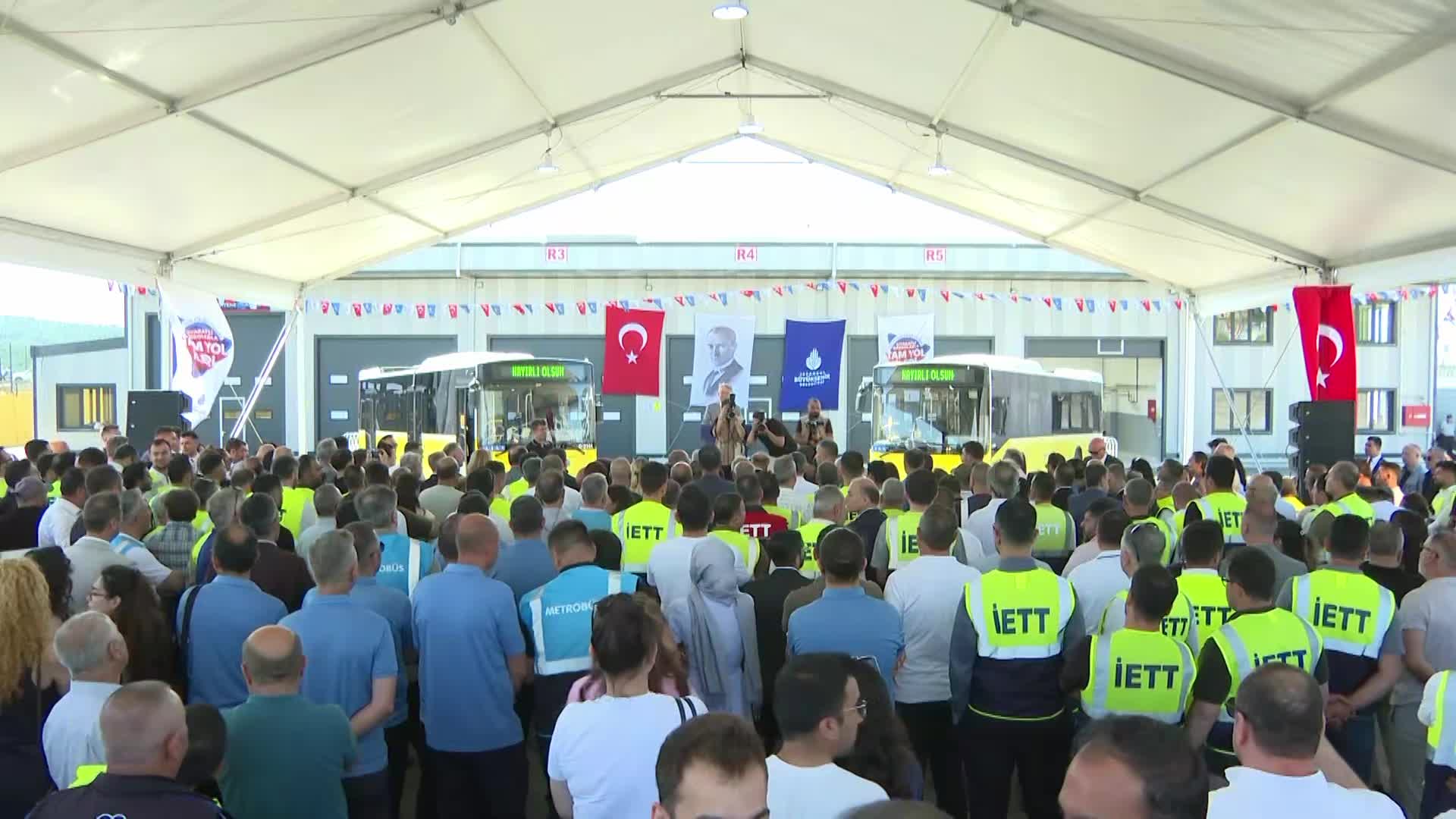 İETT Kurtköy Garaj-2 açılışında konuşan Nuri Aslan: Tesisimizde ortaya çıkan katı atıkların yüzde 95’i, araç yıkama sularının ise yaklaşık yüzde 85’i geri dönüştürülecek