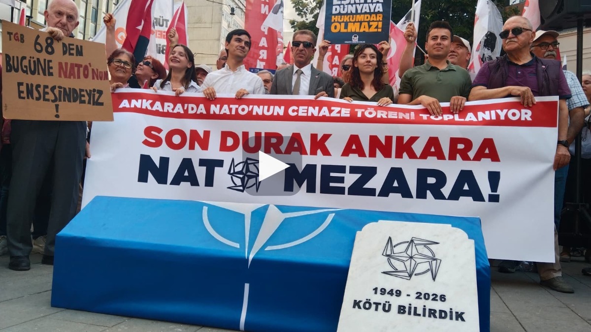 Vatan Partisi ve TGB'den "NATO'ya hayır" yürüyüşü