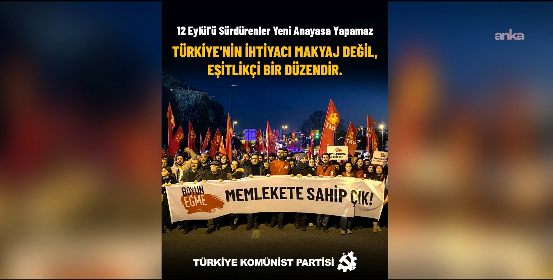 12 Eylül 1980 askeri darbesinin 46'ncı yılı... TKP: 12 Eylül'ü sürdürenler yeni anayasa yapamaz