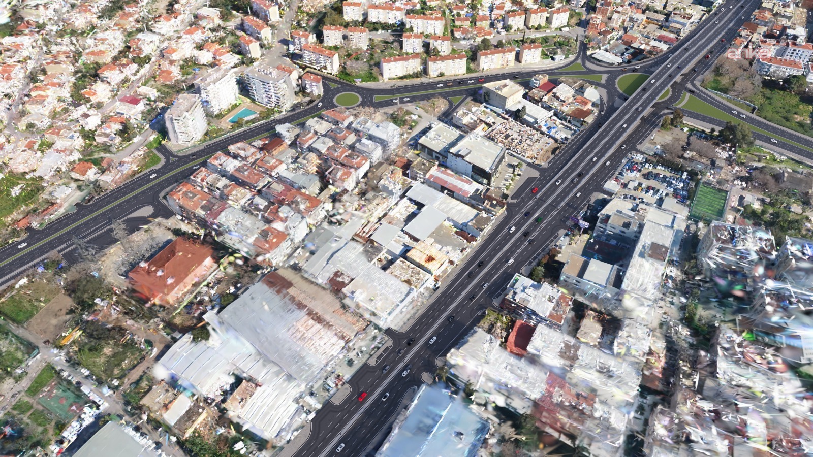 Anadolu Caddesi’ndeki yoğunluğa köprülü çözüm