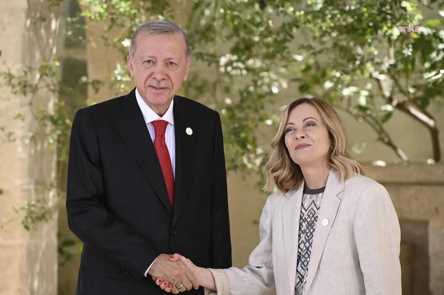 Cumhurbaşkanı Erdoğan’dan İtalya Başbakanı Meloni’ye tebrik mesajı