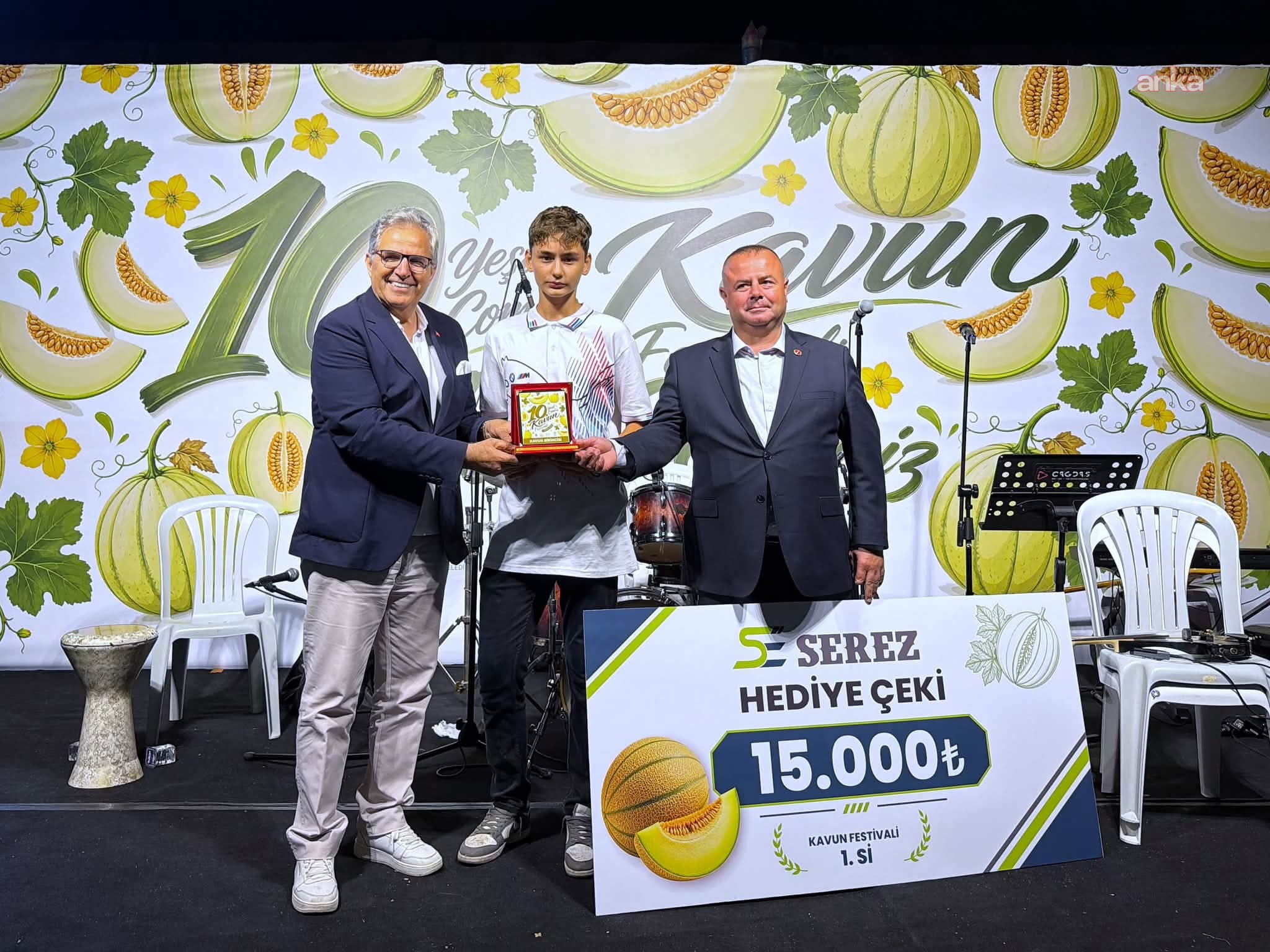 Bandırma’da "10. Yeşil Çomlu Kavun Festivali" başladı
