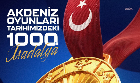 Bakan Bak: Akdeniz Oyunları tarihimizde 1000. madalyaya ulaştık