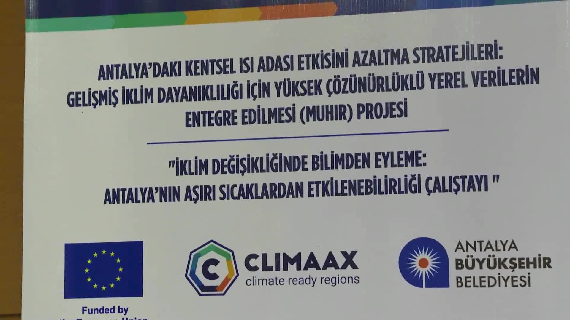 Antalya’da iklim direnci için ikinci adım