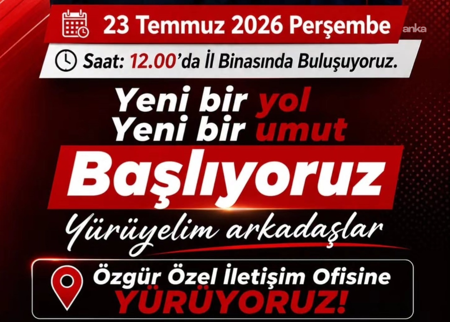 Muğla'da “Özgür Özel İletişim Ofisi” açılıyor