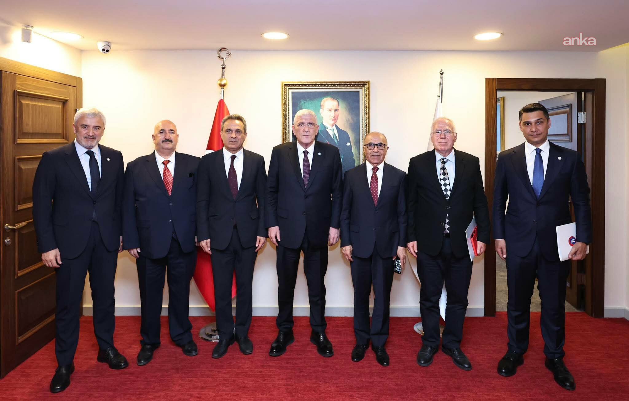 Alevi Vakıfları Federasyonu Genel Başkanı Doğan'dan Dervişoğlu'na ziyaret