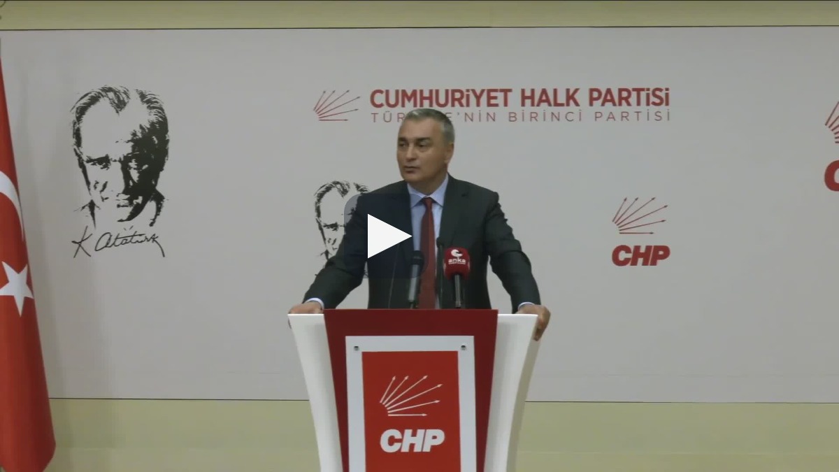 CHP Parti Sözcüsü Müslim Sarı: "Bir diyalog heyeti oluşturmayı kararlaştırdık"