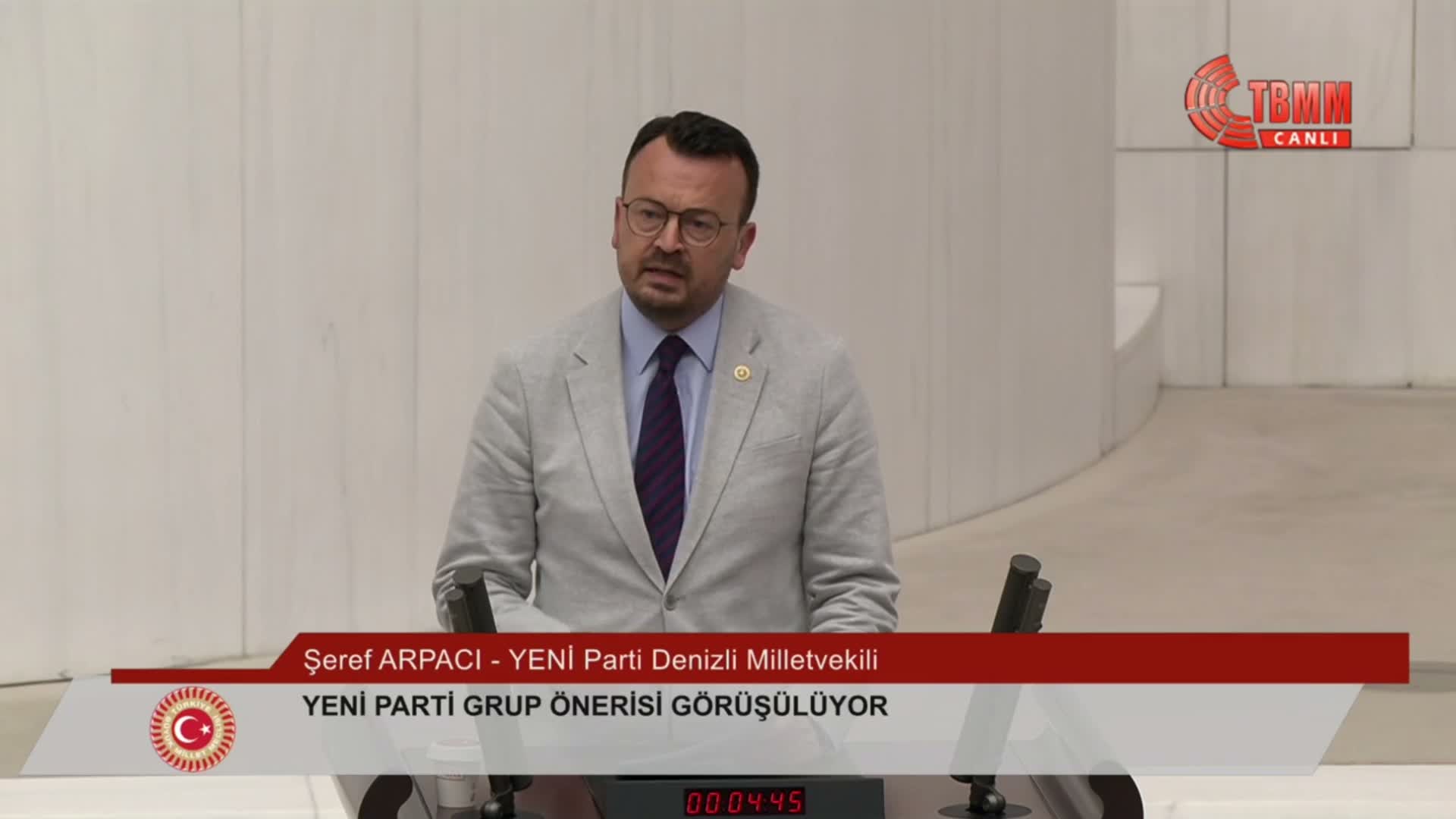 TBMM Genel Kurulu... YENİ Parti'nin tekstil önergesi AK Parti ve MHP oylarıyla reddedildi
