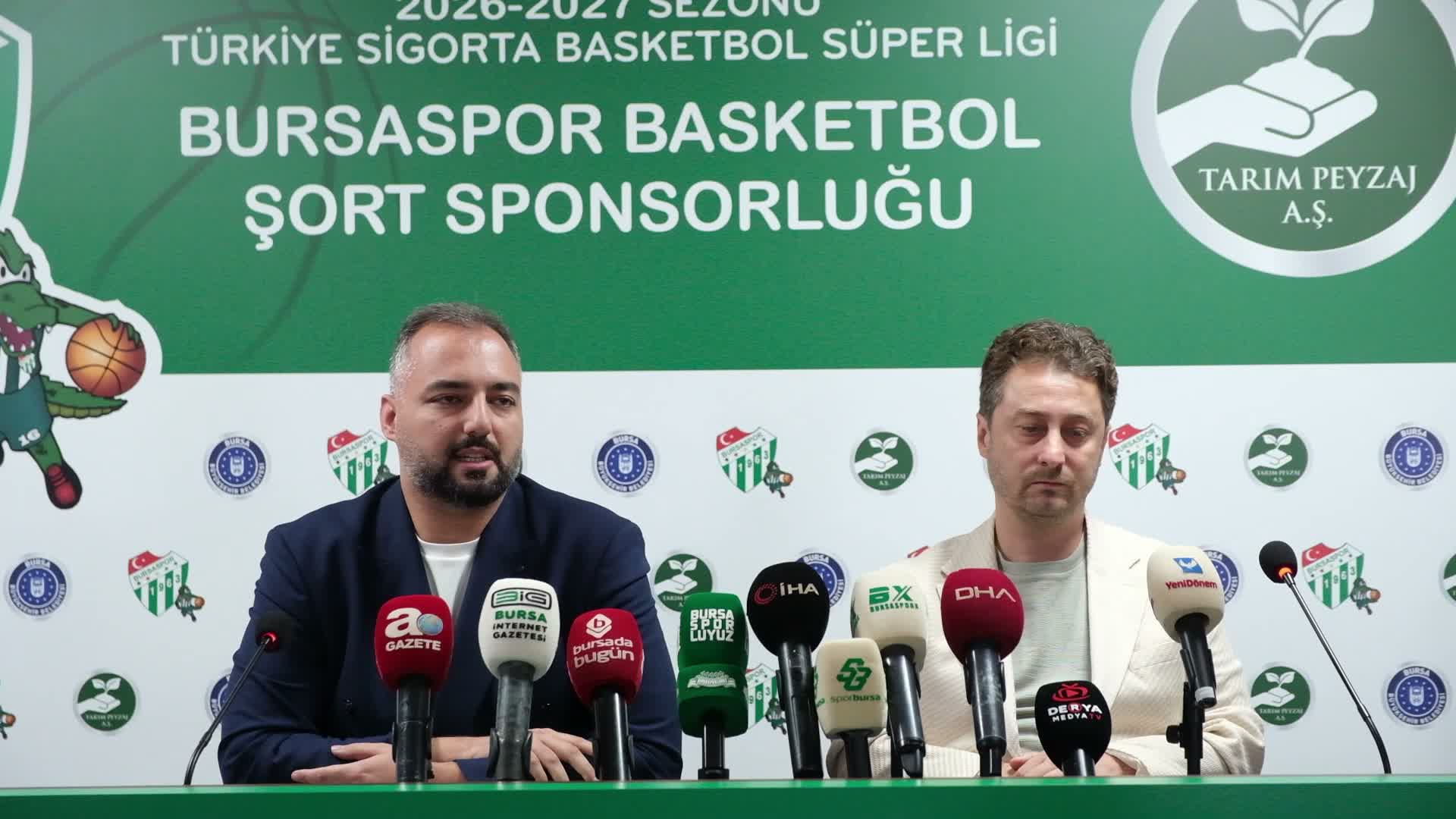 Bursa Büyükşehir Belediyesi'nden Bursaspor Basketbol'a sponsorluk desteği