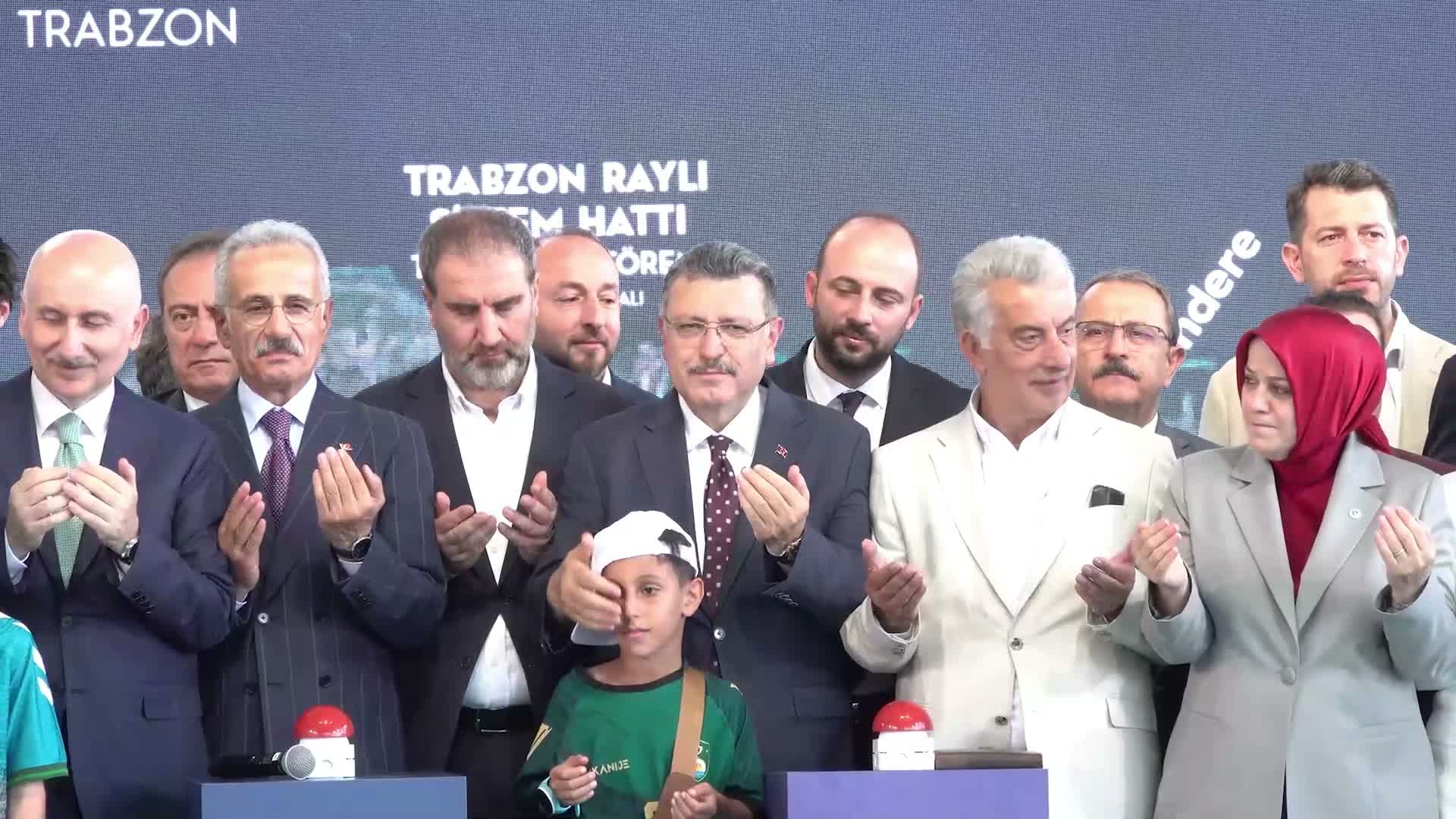 Trabzon Raylı Sistem Hattı’nın temelleri atıldı