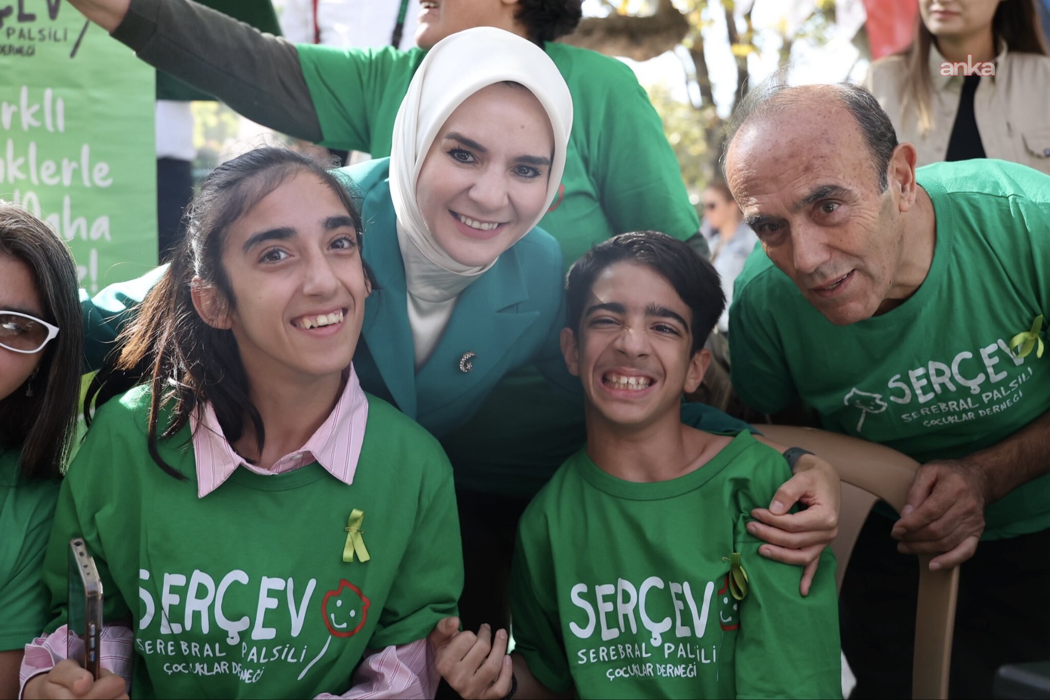 Bakan Göktaş, Dünya Serebral Palsi Farkındalık Günü dolayısıyla serebral palsili çocuklarla bir araya geldi