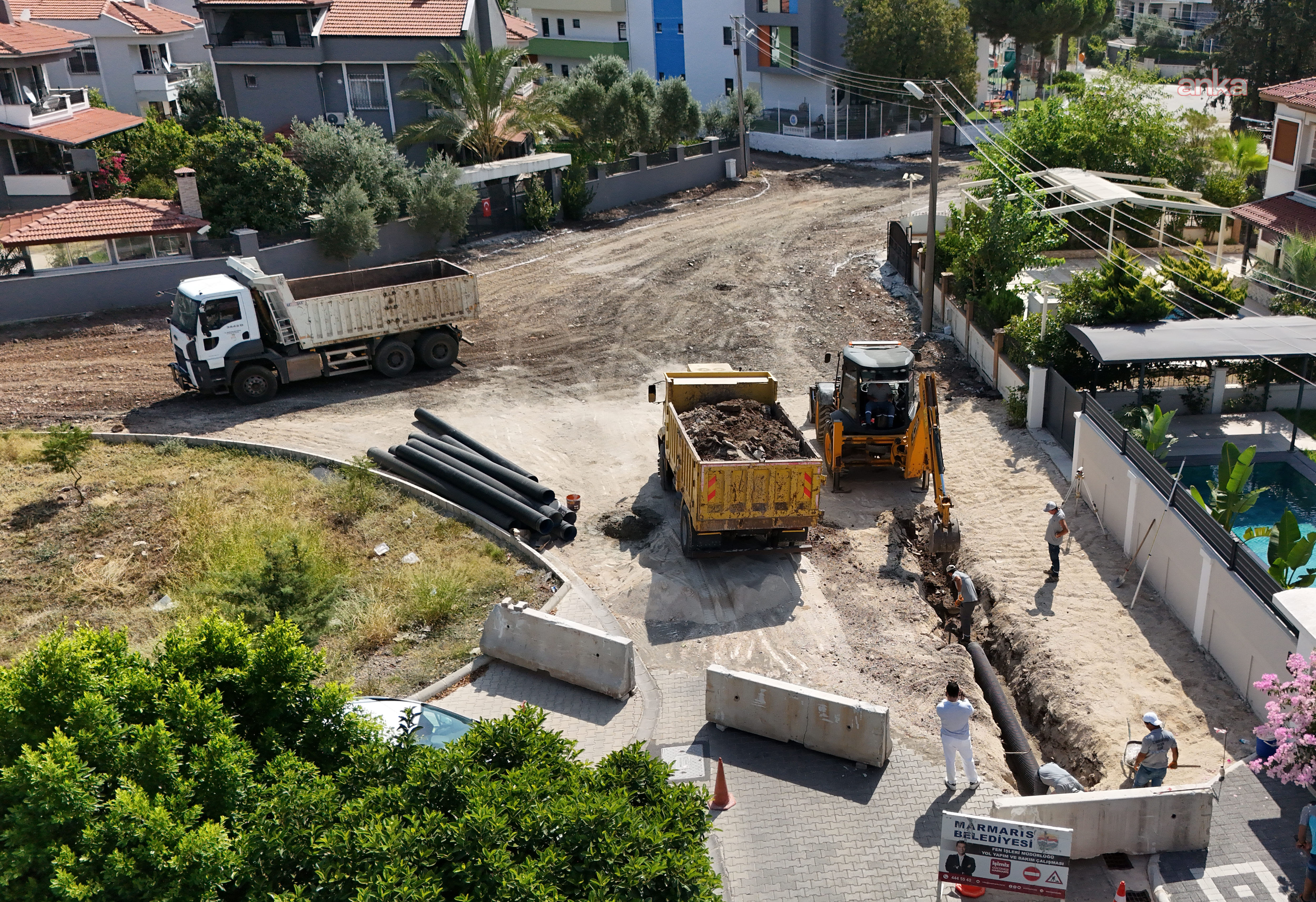 Marmaris’te ulaşım altyapısı güçleniyor: Aktaş ve Bağlıiçi’nde yol yenileme çalışmaları