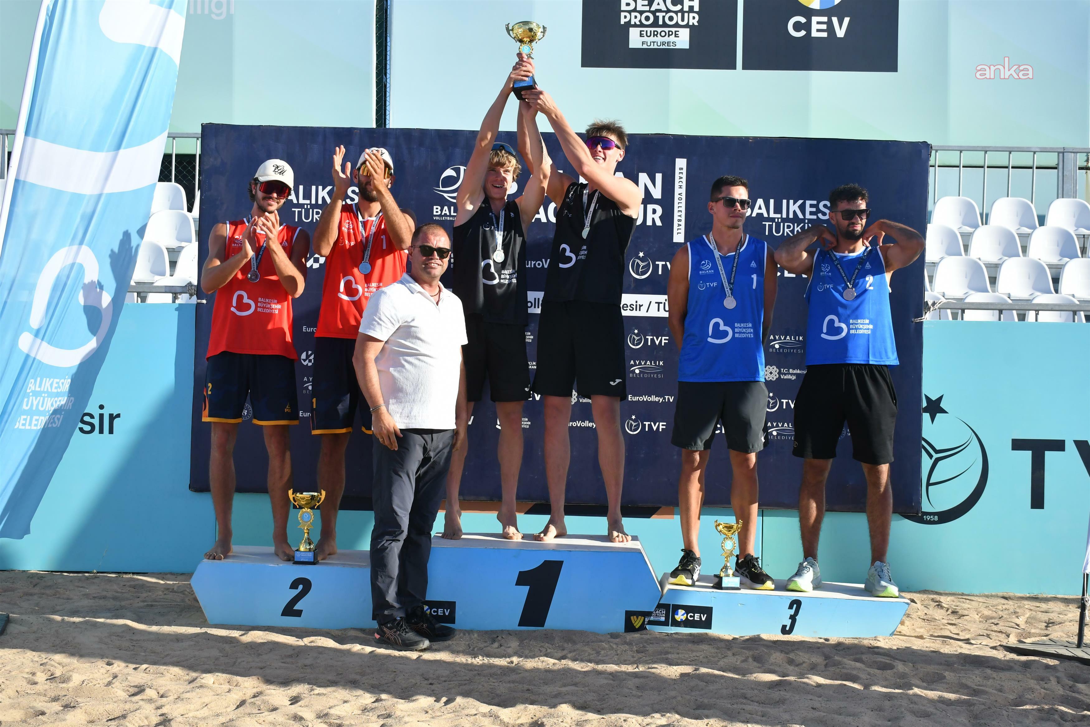 Balıkesir’de "BVA Plaj Voleybolu Balkan Şampiyonası" sona erdi