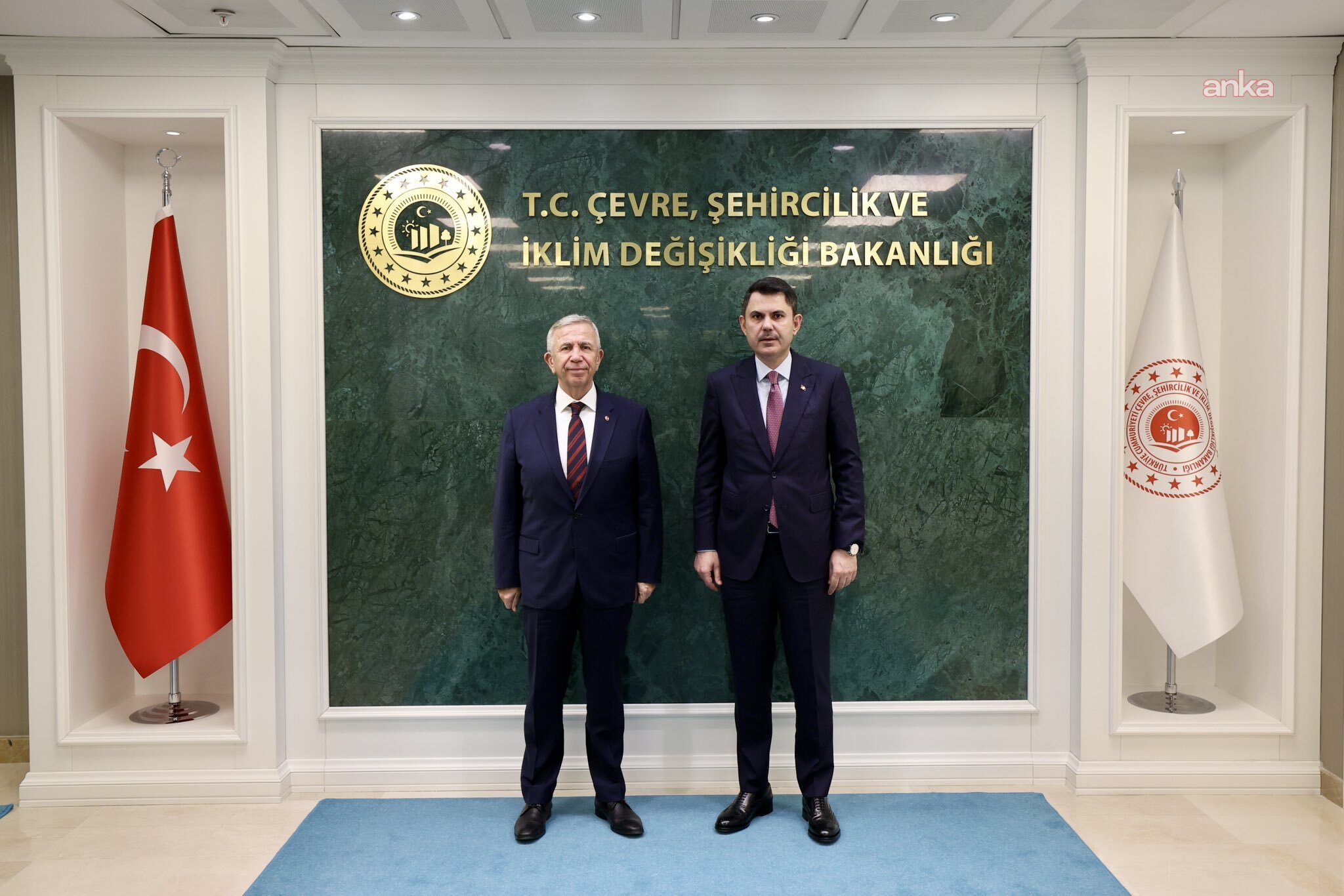 Mansur Yavaş'tan Bakan Murat Kurum'a ziyaret
