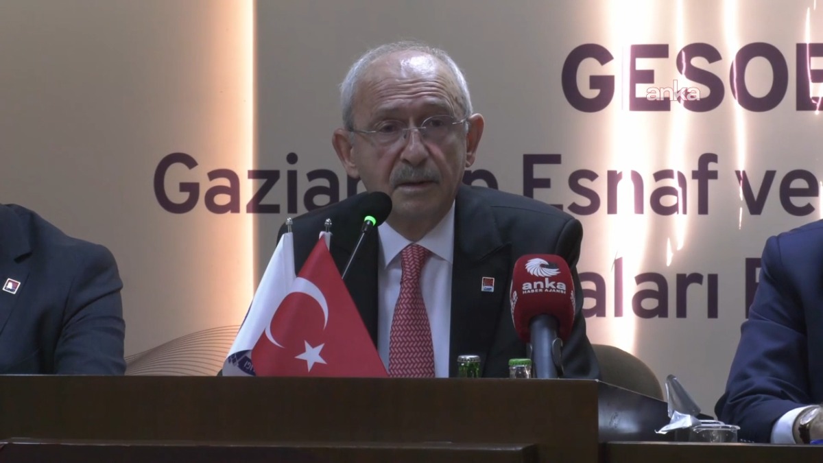 Kemal Kılıçdaroğlu, Gaziantep'te... Kılıçdaroğlu, zincir mağazalarla rekabet edemeyen esnaf için düzenleme çağrısında bulundu