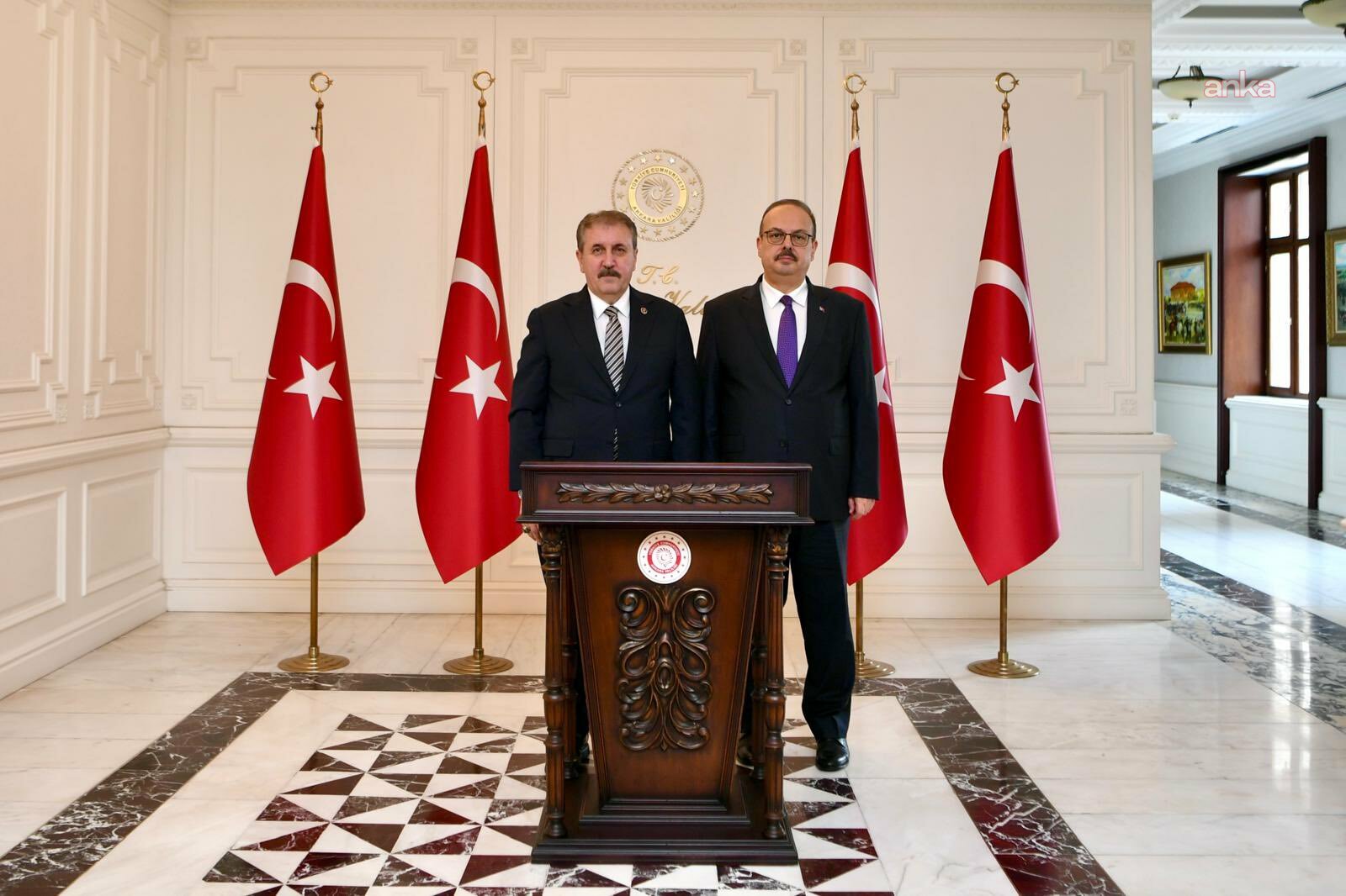 Mustafa Destici'den, Ankara Valisi Canbolat'a "hayırlı olsun" ziyareti