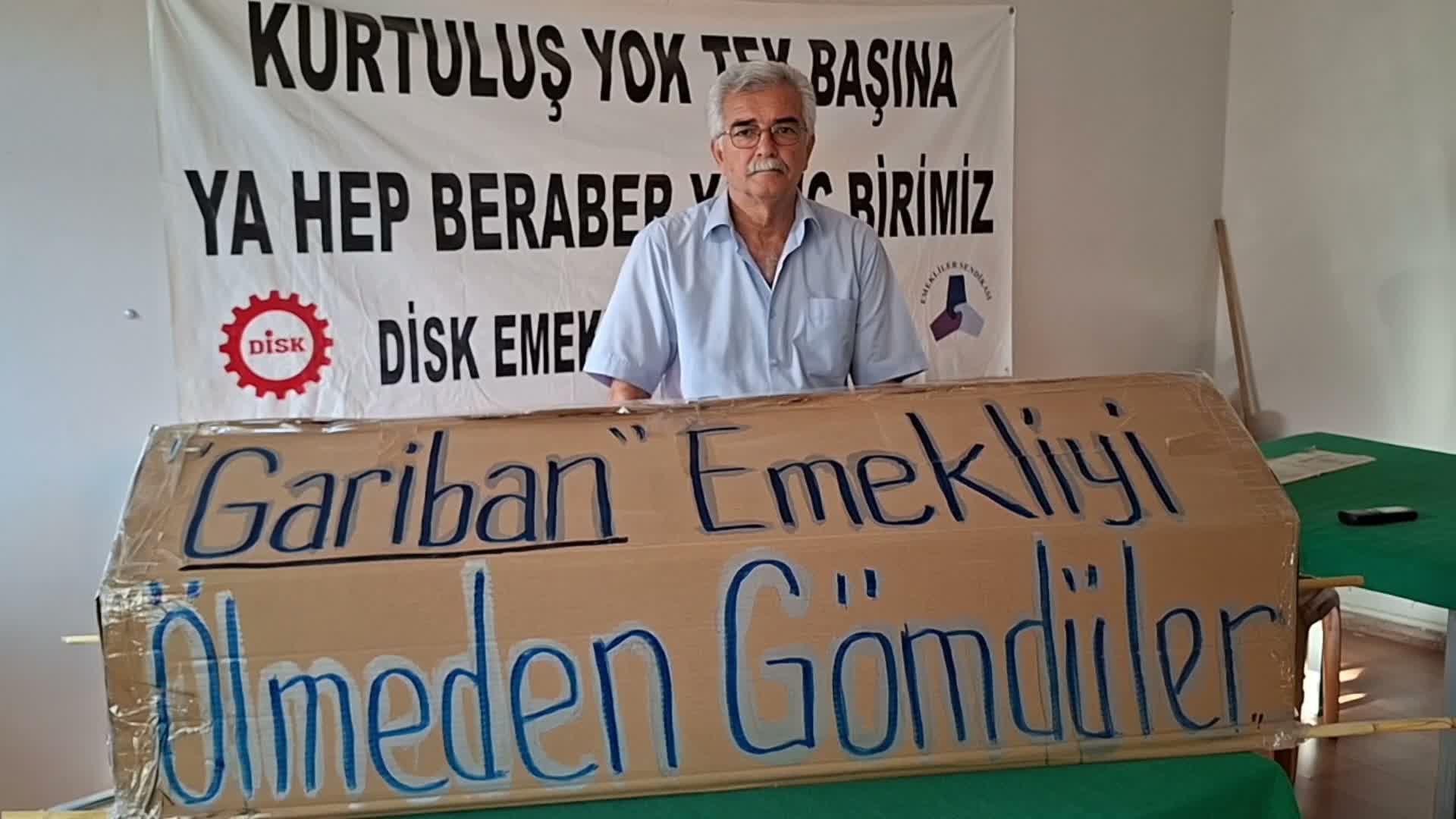 DEV Emekli-Sen Osmaniye Şube Başkanı Önal: “Gariban emekliyi ölmeden gömdüler”