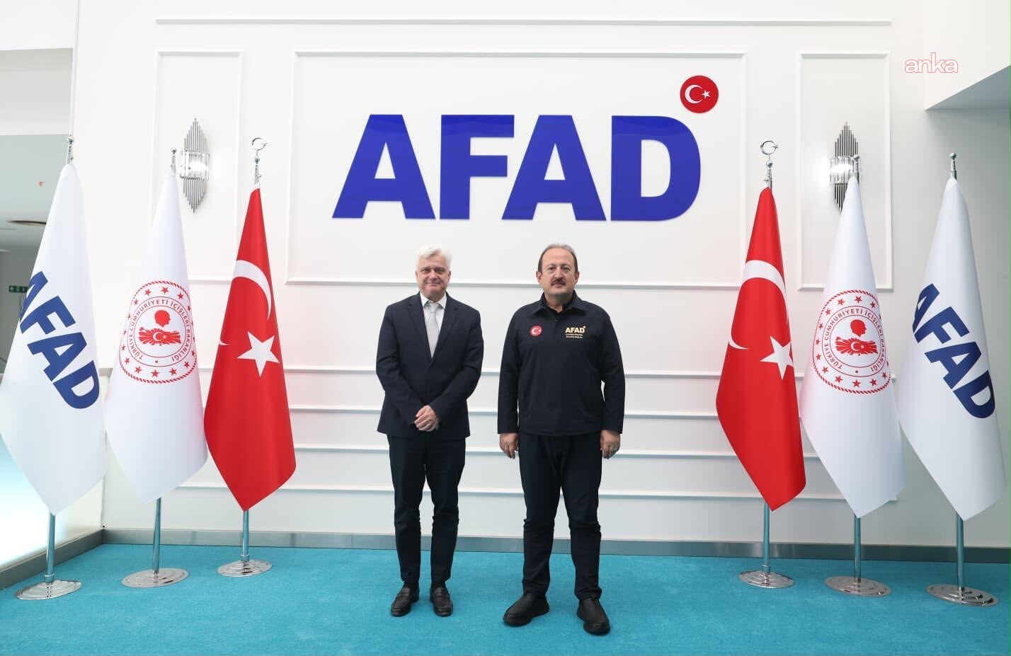AFAD Başkanı Pehlivan, UNICEF heyetiyle görüştü