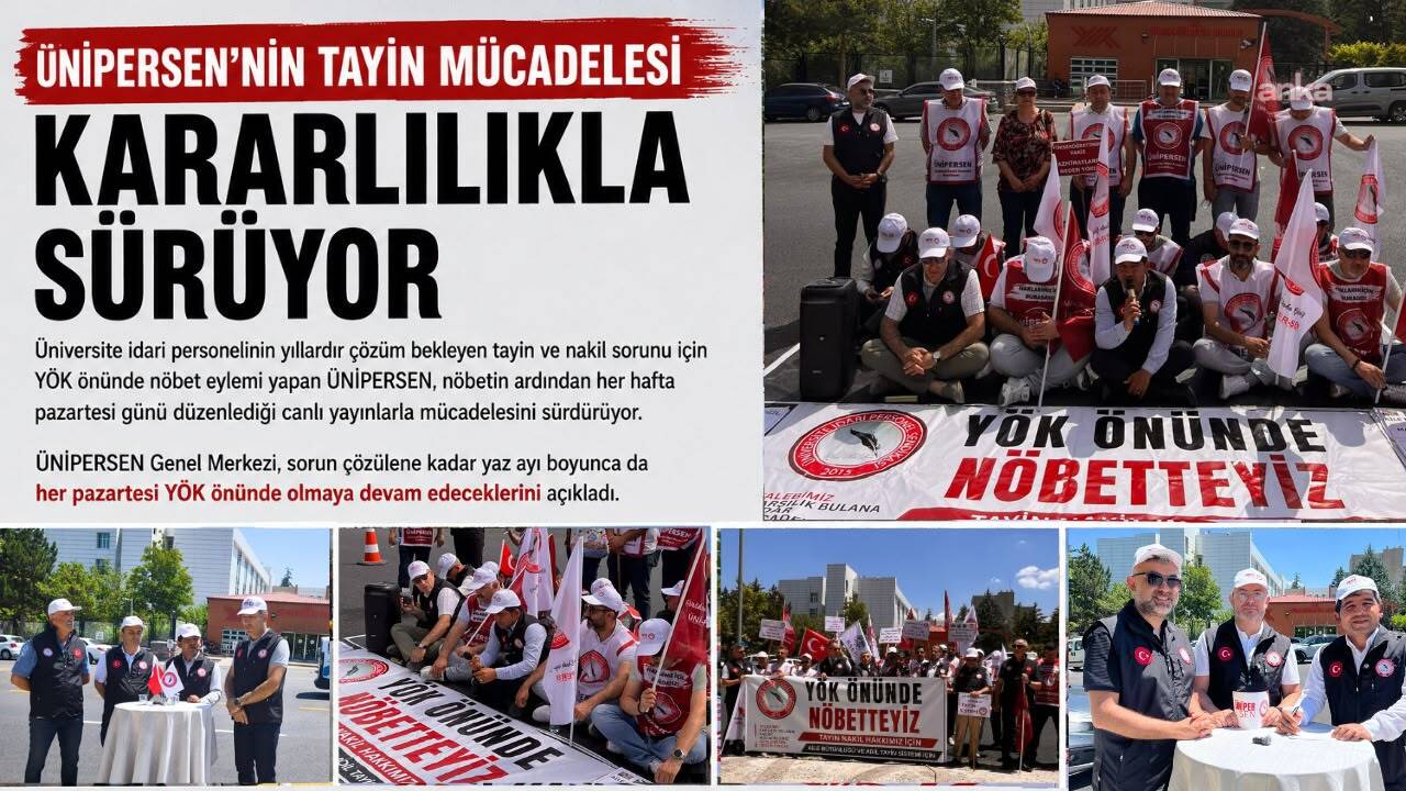 ÜNİPERSEN: Adil, şeffaf merkezi tayin ve nakil sistemi vakit kaybetmeden hayata geçirilmeli