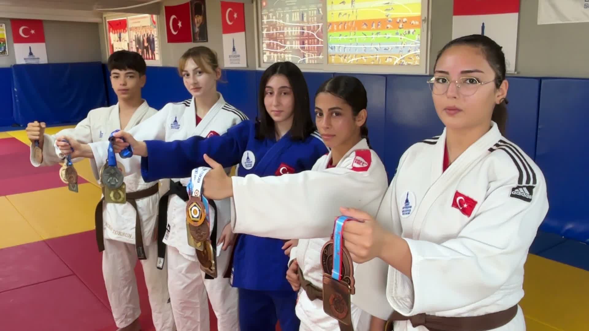 Genç judocuların hedefi olimpiyat madalyası