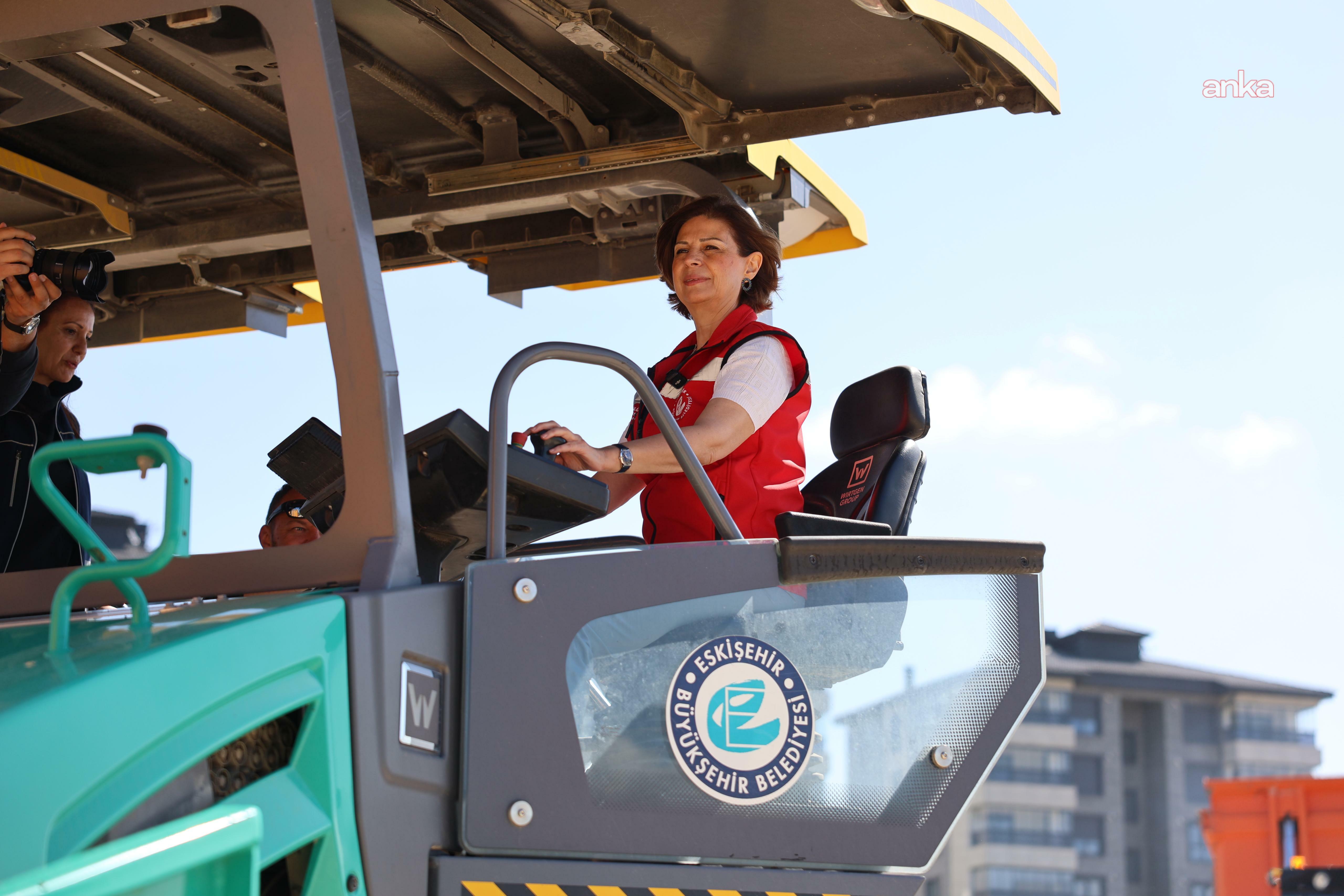 Eskişehir Büyükşehir Belediyesi, 2026 sezonunun ilk asfaltını döktü
