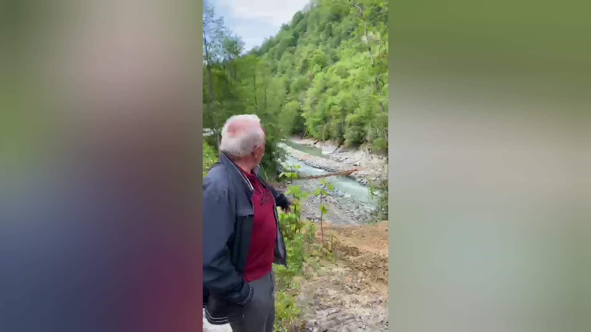 DSİ’nin Arhavi'deki dere ıslahı çalışmasına tepki: "Ağaçları paramparça etmişler"