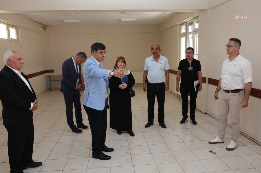 Kütahya Belediye Başkanı Kahveci'den Kent Lokantası proje alanında inceleme