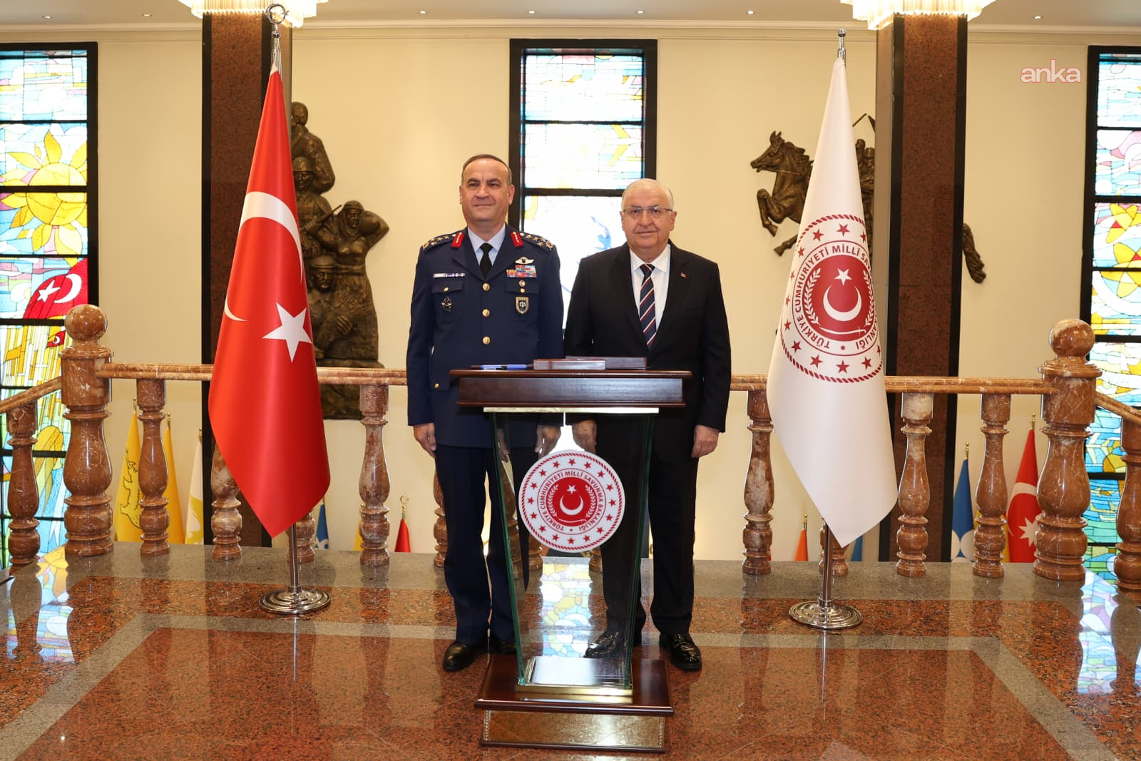 Bakan Güler, Hava Kuvvetleri Komutanı Orgeneral Dalkıran'ı kabul etti