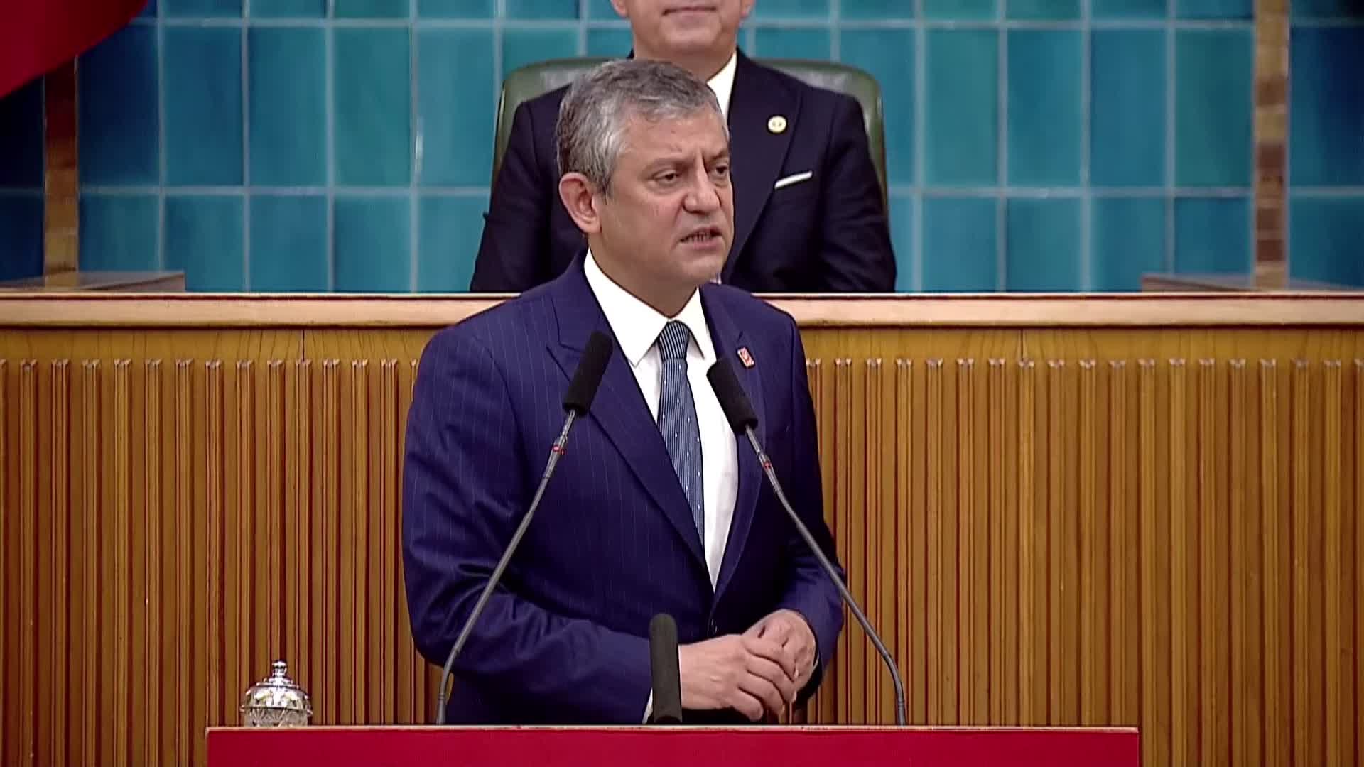 CHP Grup Toplantısı... Grup Başkanı Özgür Özel: "Karşımızda Mutlak Sultan'la Mutlak Butlan'ın ittifakı var"