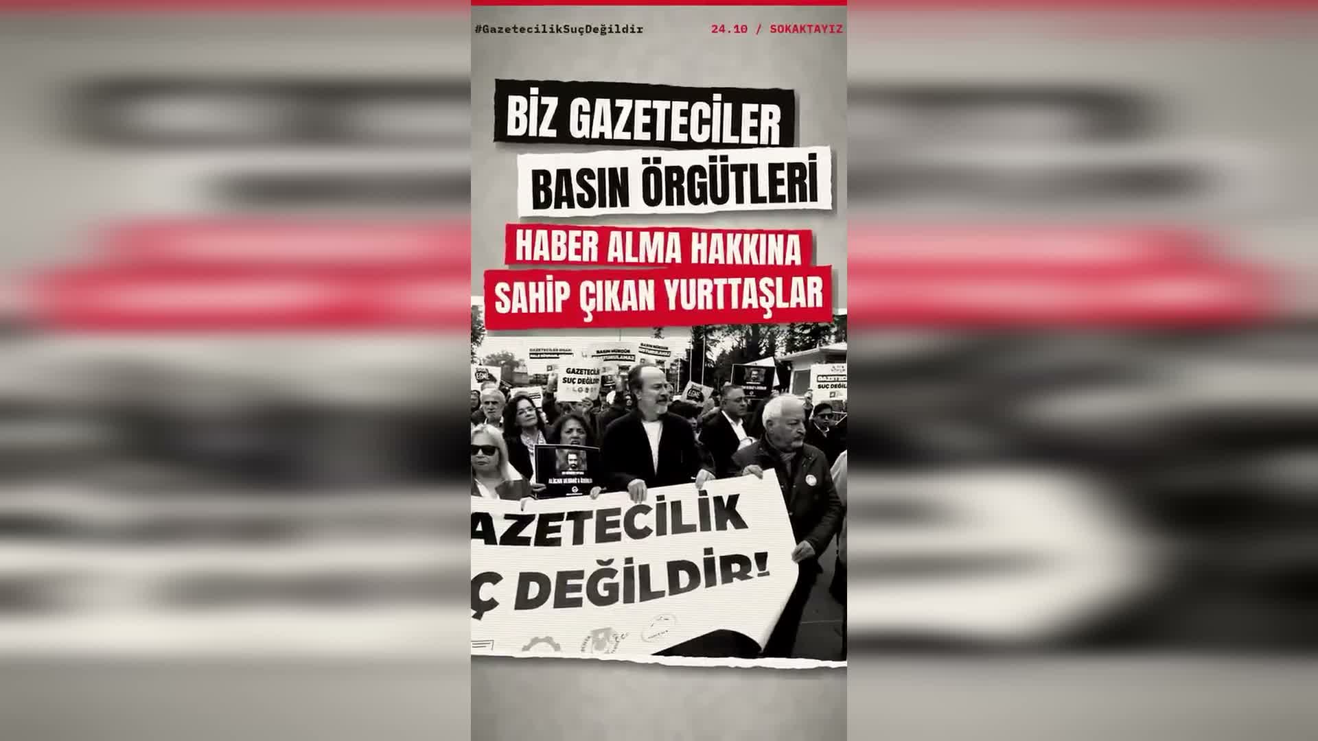 Basın meslek örgütlerinden sansüre karşı 24 Ekim'de ortak eylem çağrısı