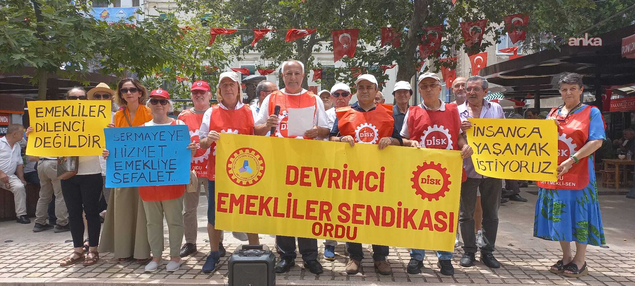 Ordu’da emeklilerden ek zam talebi