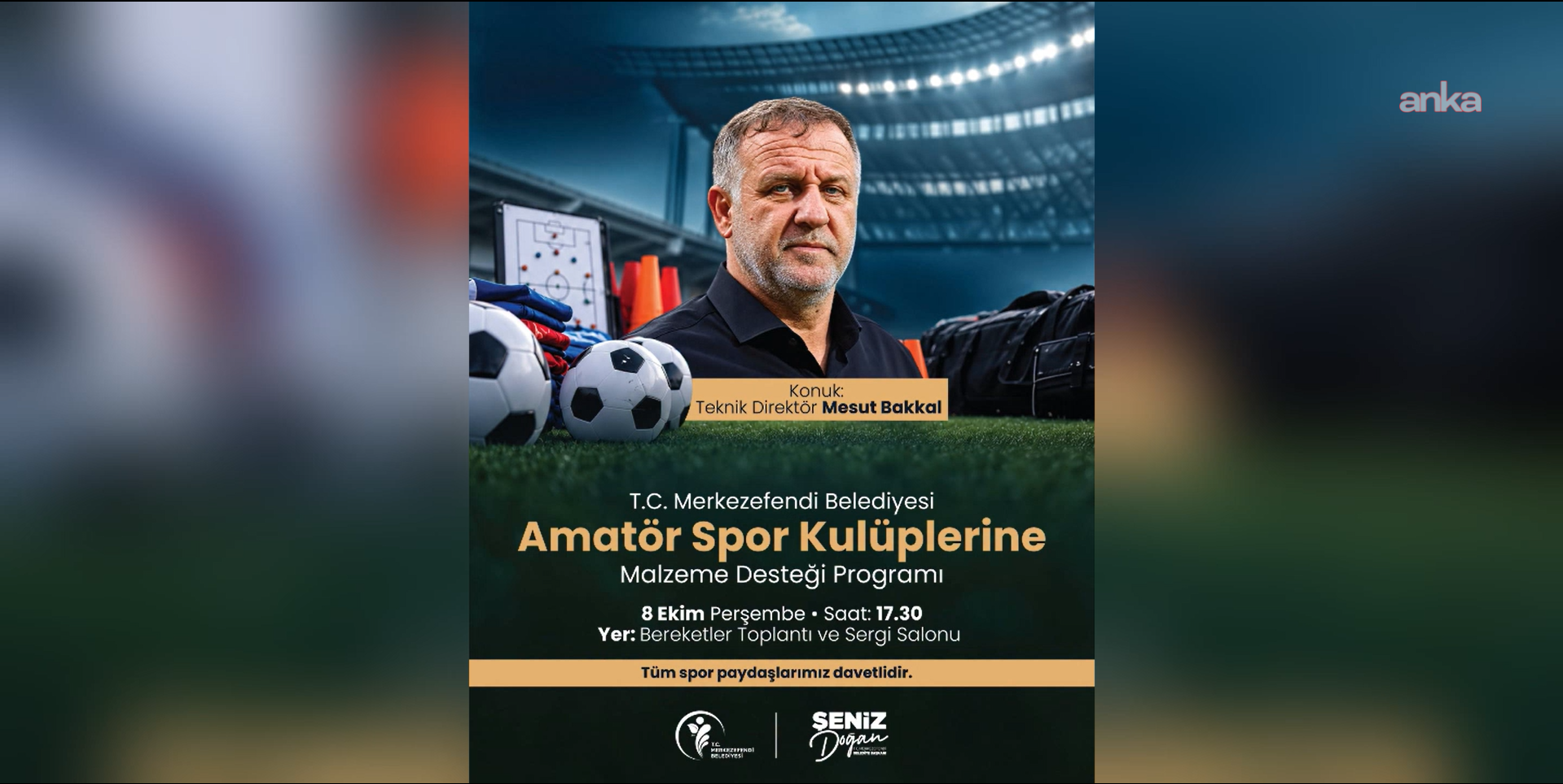 Merkezefendi Belediyesi, amatör spor kulüplerine malzeme desteği sağlayacak