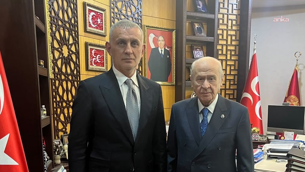 TFF Başkanı Hacıosmanoğlu, MHP Genel Başkanı Bahçeli’yi ziyaret etti