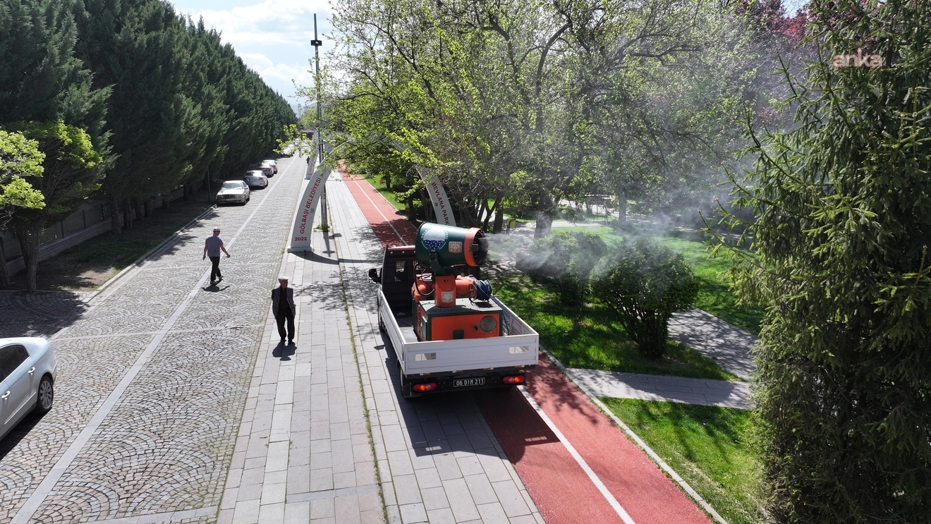 Gölbaşı Belediyesi, ilaçlama çalışmalarını yoğunlaştırdı