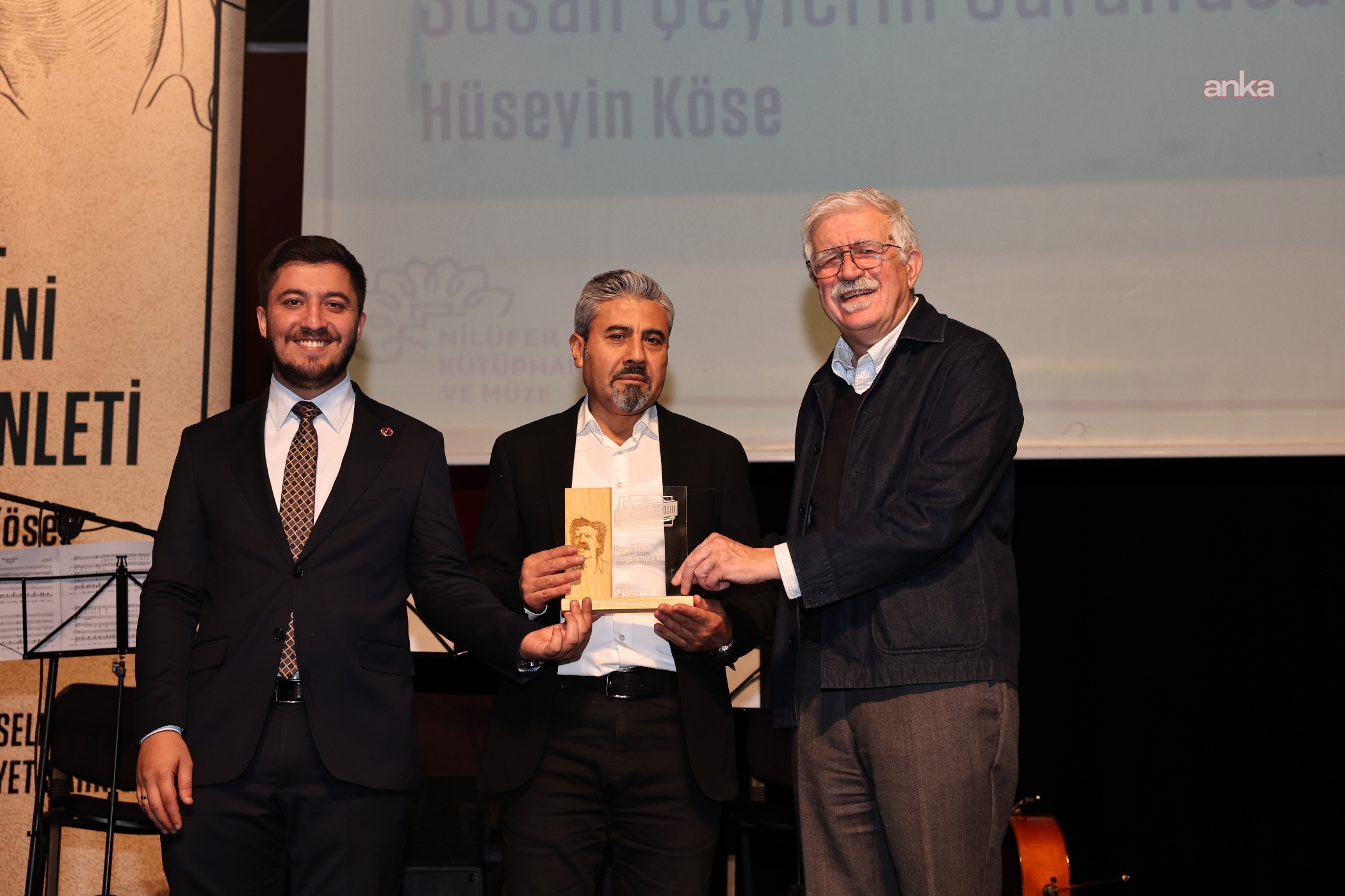 Nilüfer Belediyesi’nin "Mehmet H. Doğan Ödülü" Hüseyin Köse’ye verildi