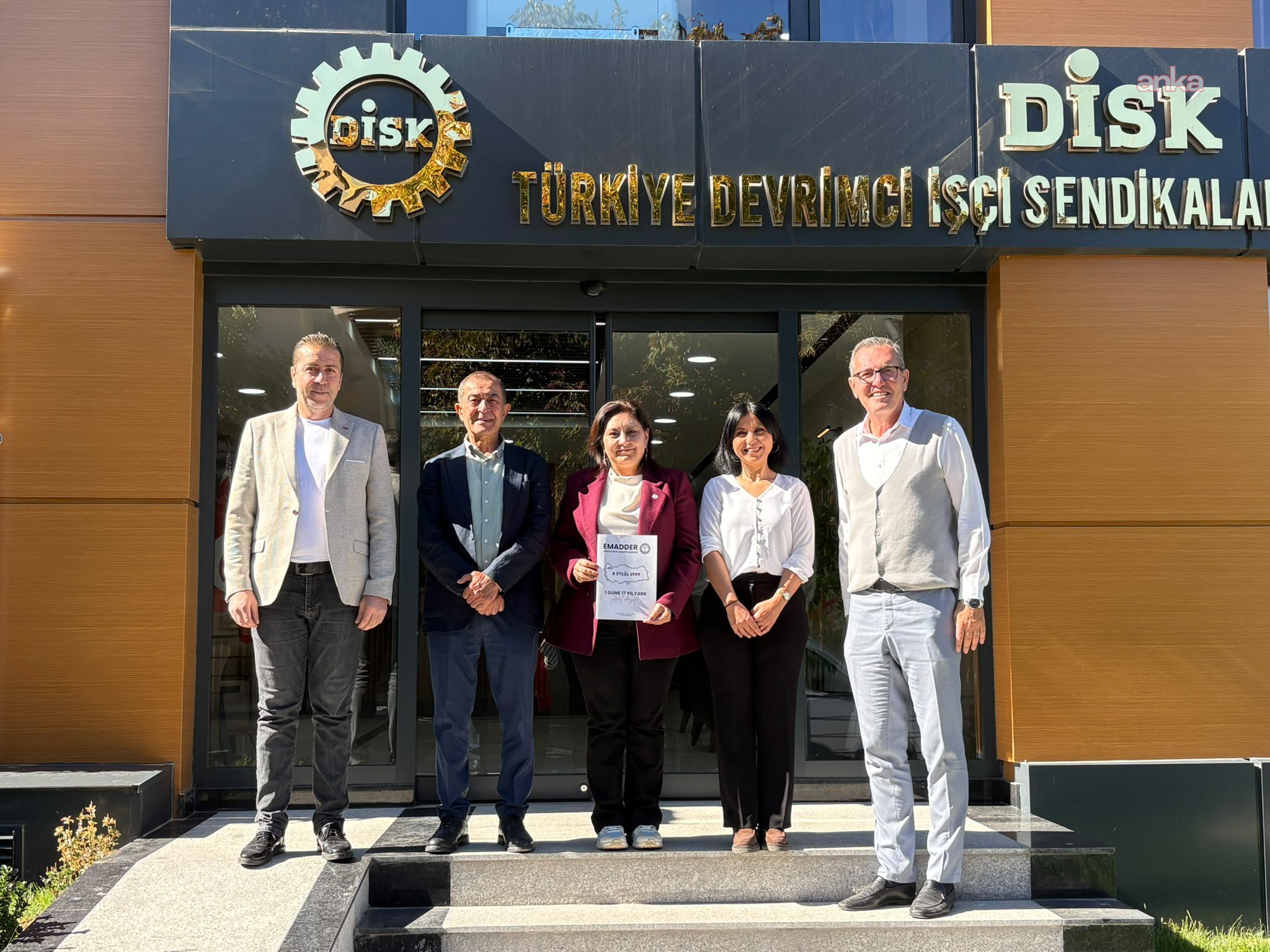 Emeklilikte Adalet Derneği’nden DİSK’e ziyaret