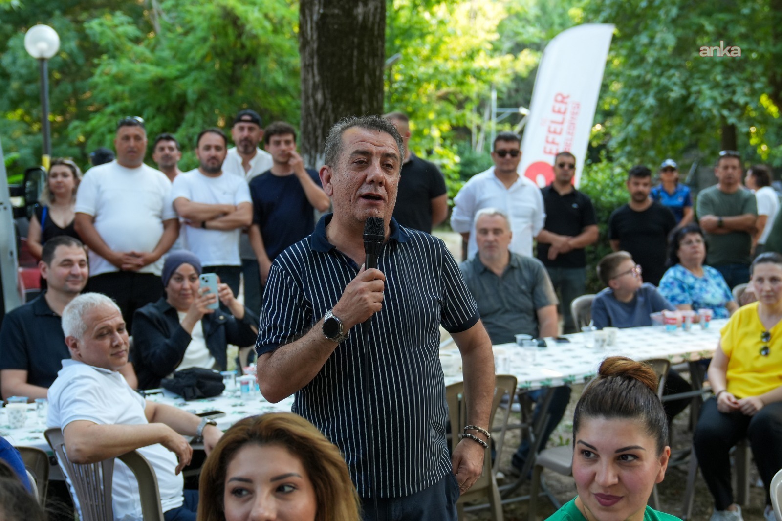 Efeler Belediye Başkanı Yetişkin, mesai arkadaşlarıyla piknikte buluştu