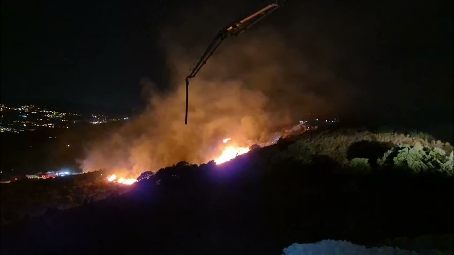 Bodrum'da makilik alanda yangın