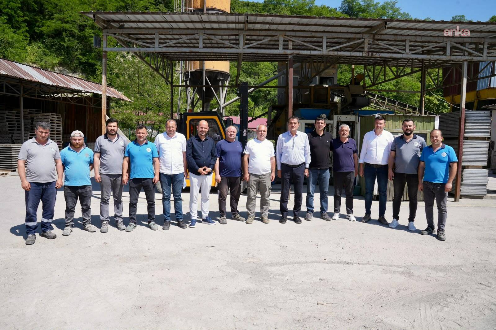 Giresun Belediye Başkanı Köse'den konkasör tesislerinde inceleme