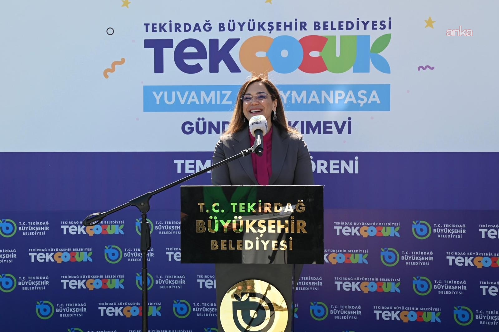 Tekirdağ'da Süleymanpaşa Gündüz Bakımevi hızla yükseliyor