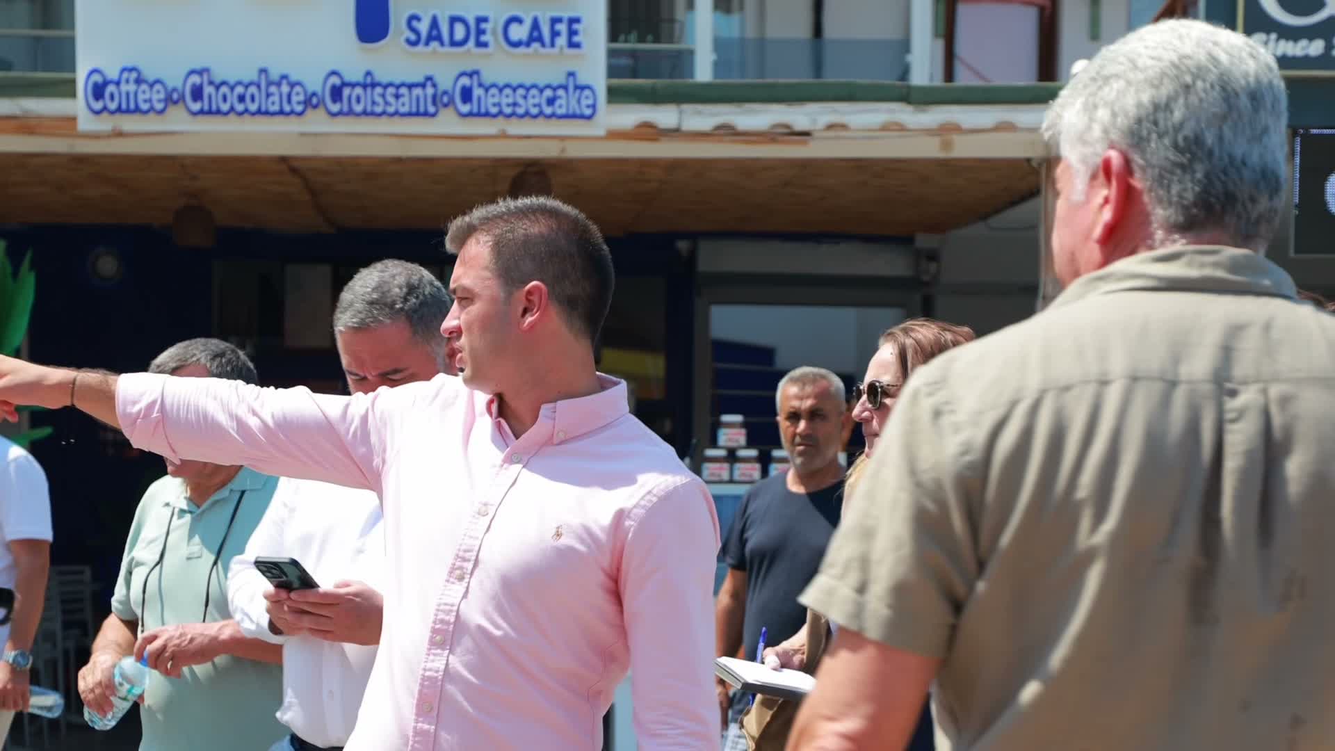 Bodrum Belediye Başkanı Mandalinci, Gündoğan’da planlanan projeleri inceledi