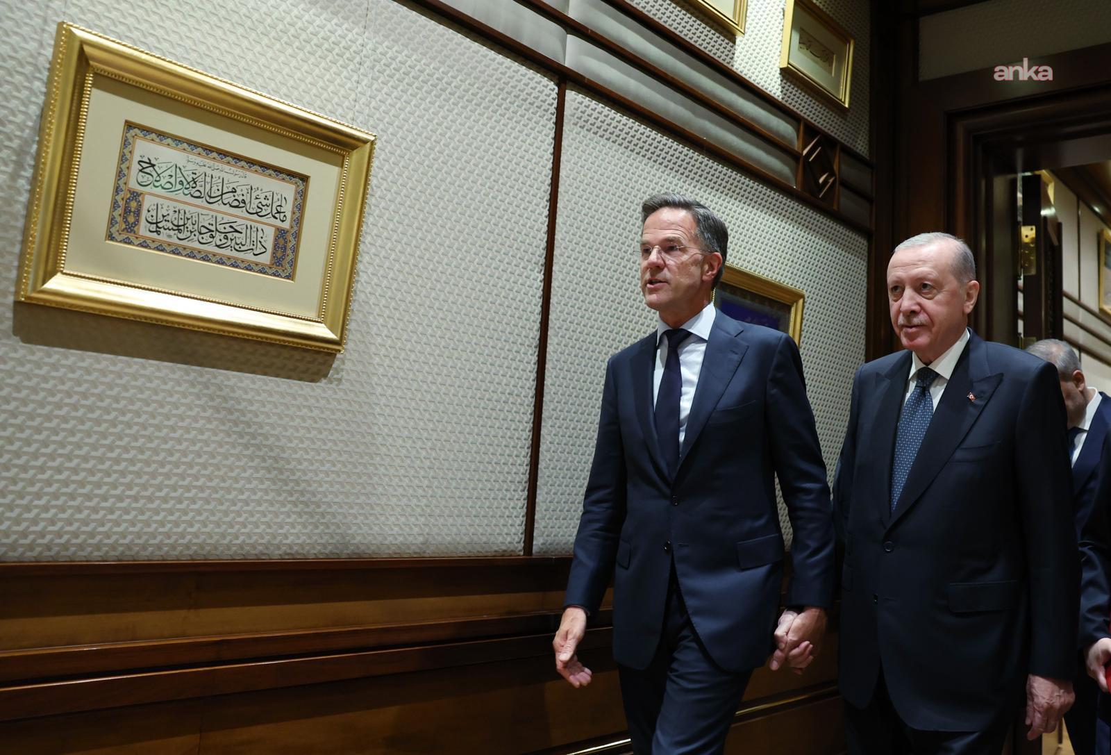 Erdoğan'ın Rutte'yi kabulüne savunma sanayi işbirliğinin artırılması ele alındı