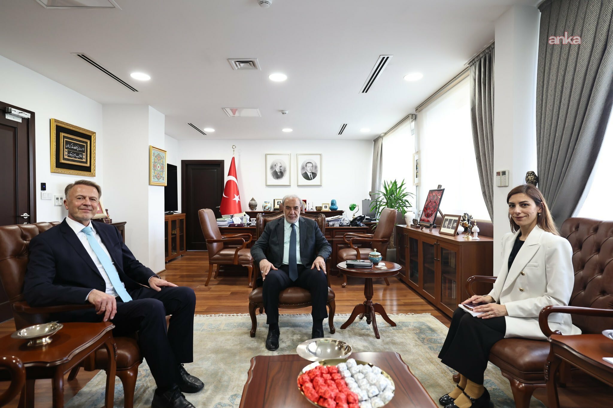 Bakan Yardımcısı Kulaklıkaya, AB Türkiye Delegasyonu Başkanı Orav’ı kabul etti