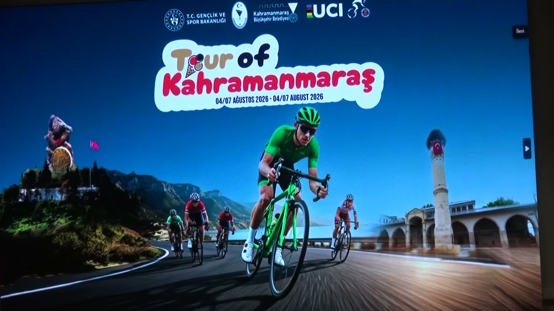 27 ülkeden 175 profesyonel sporcu Kahramanmaraş’ta pedal çevirecek
