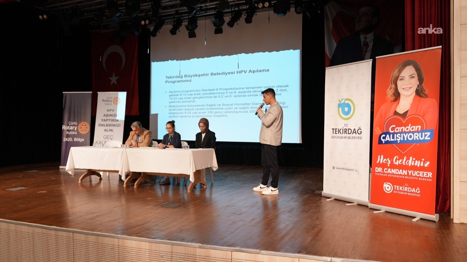 Tekirdağ Büyükşehir Belediyesi'nden HPV'ye karşı farkındalık buluşması