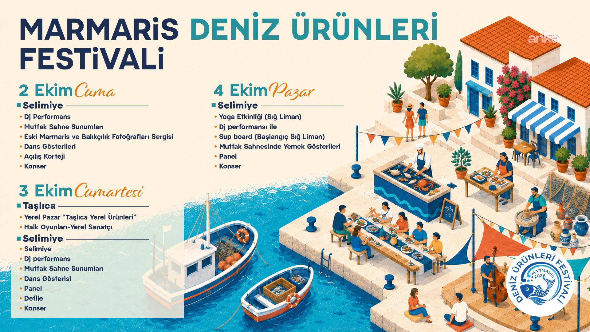 Marmaris Deniz Ürünleri Festivali, ikinci yılında daha geniş kitlelere ulaşmaya hazırlanıyor