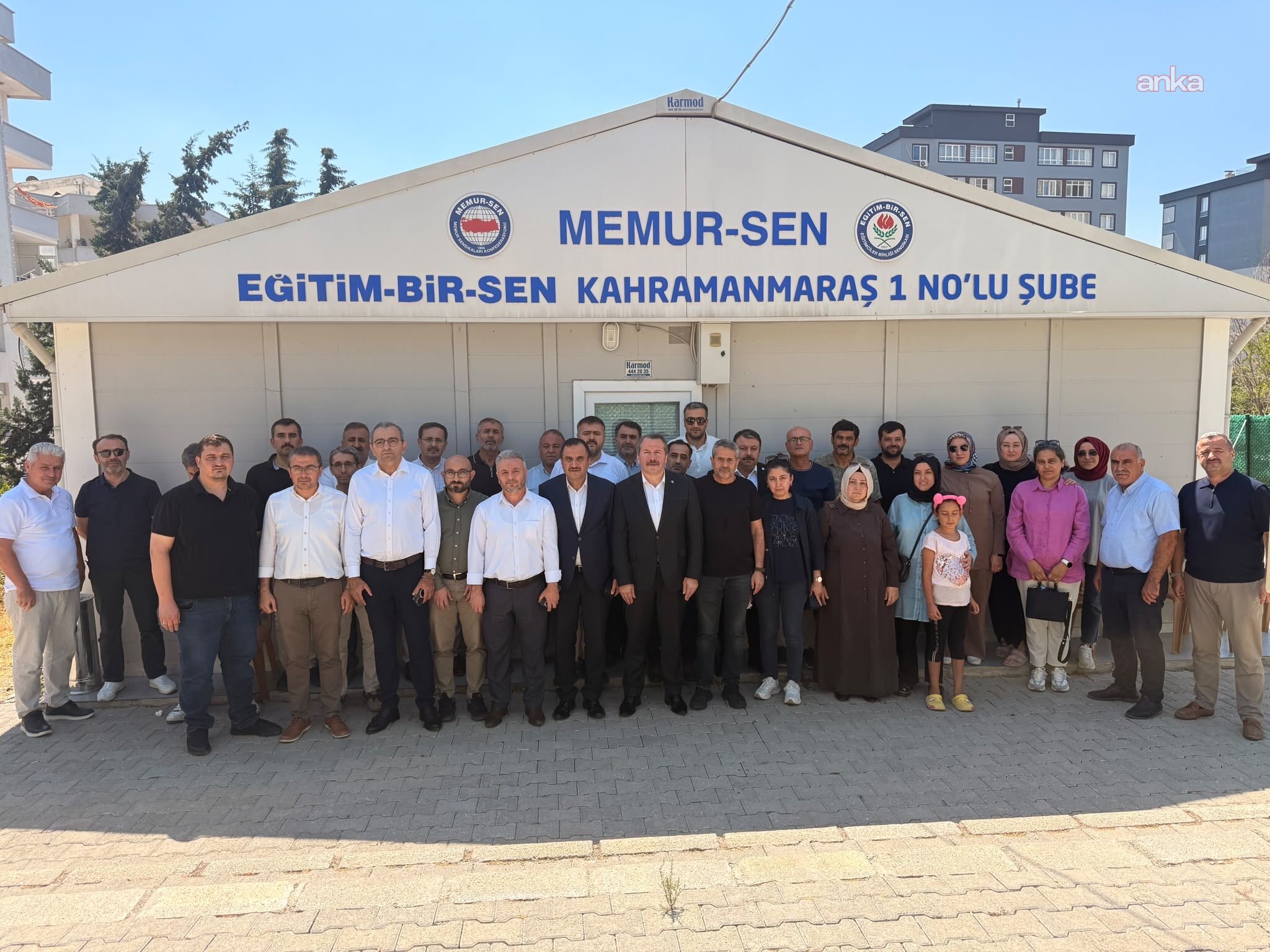Eğitim-Bir-Sen Genel Başkanı Ali Yalçın, Kahramanmaraş’ta soruşturma geçiren öğretmenlerle buluştu