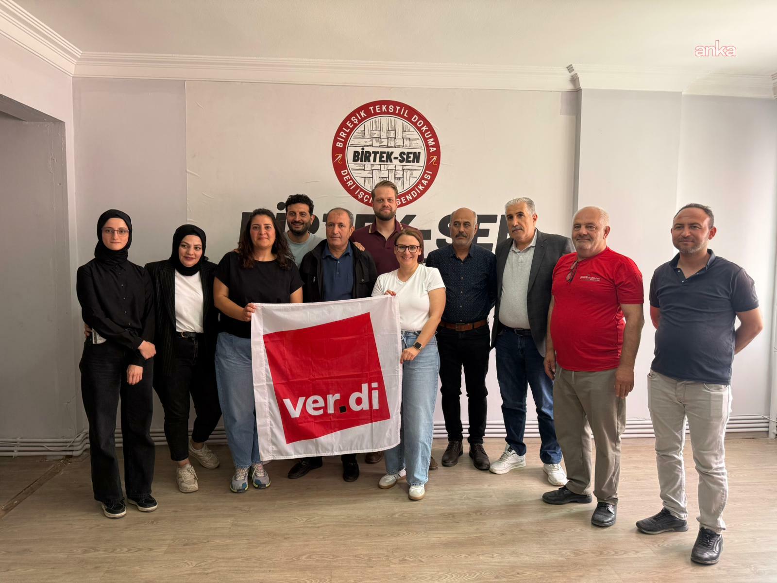 Alman heyetten BİRTEK-SEN'e ziyaret